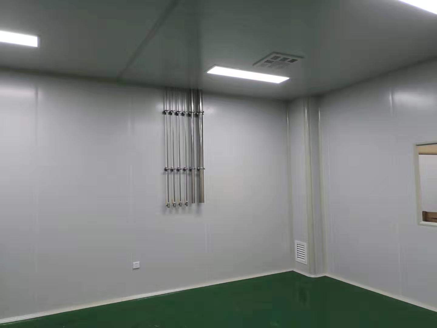 石家莊科源藥機(jī)十萬級凈化車間，完成第三方檢測驗收