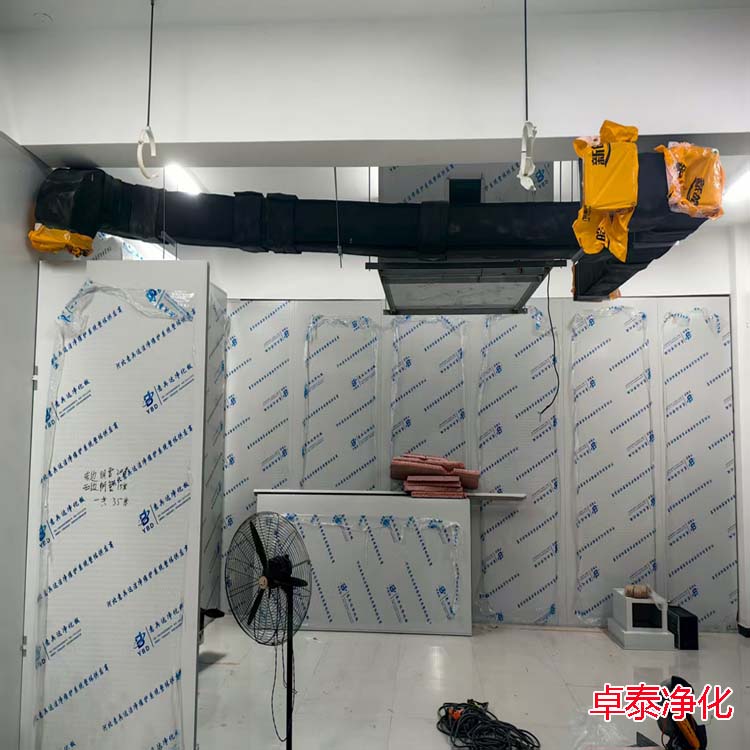 凈化車間施工施工現(xiàn)場圖，河北凈化車間裝修施工廠家
